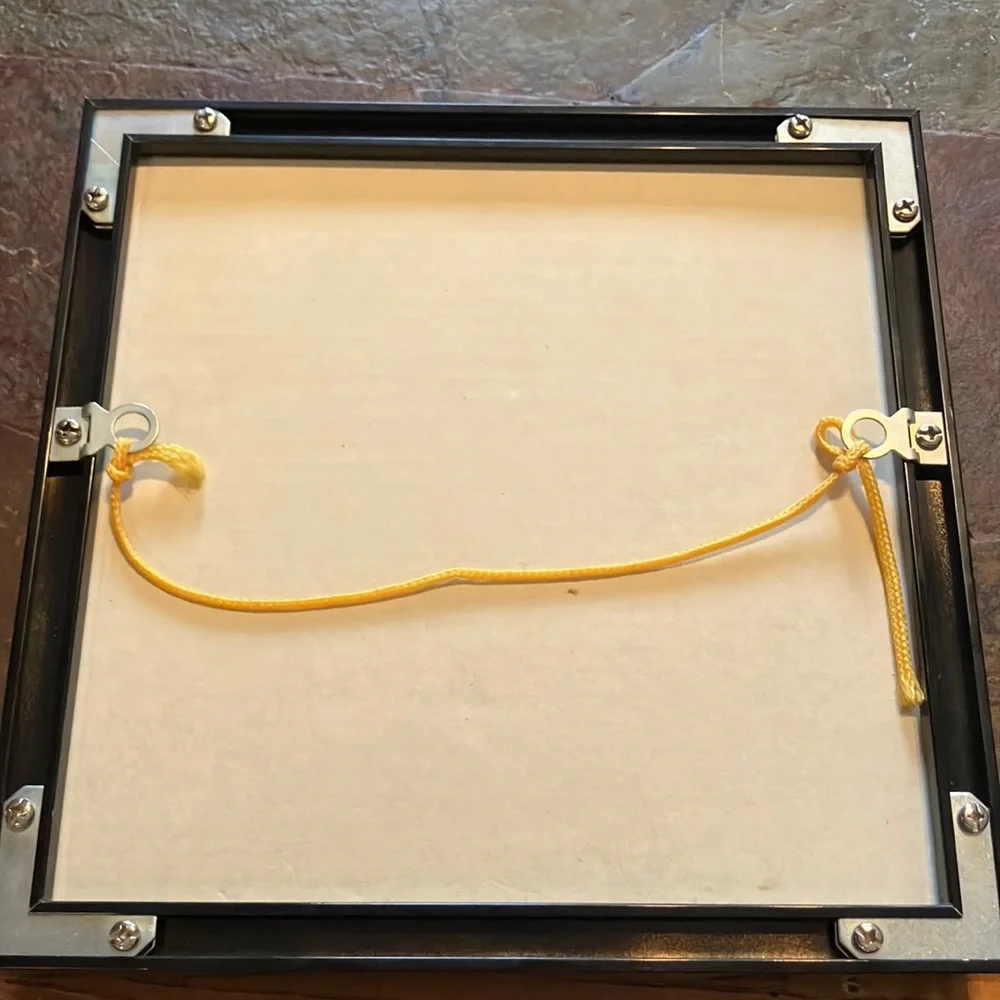 Budweiser Olympic Sponsorship Black and Gold Pin in Picture Frame Collection‎